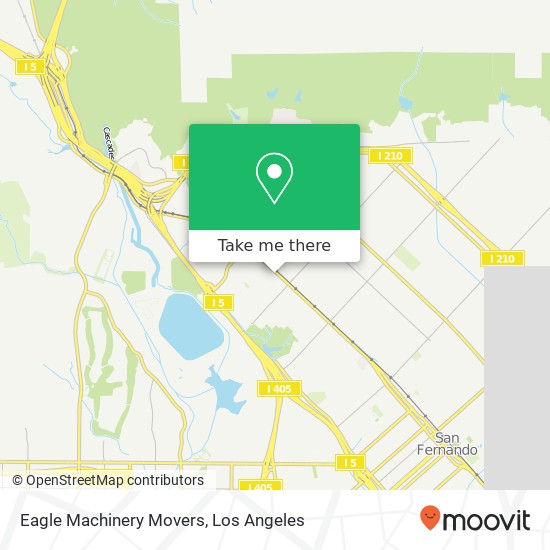 Mapa de Eagle Machinery Movers