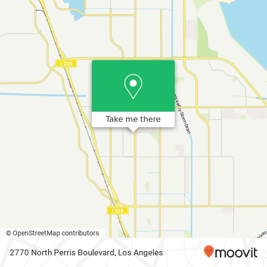 Mapa de 2770 North Perris Boulevard