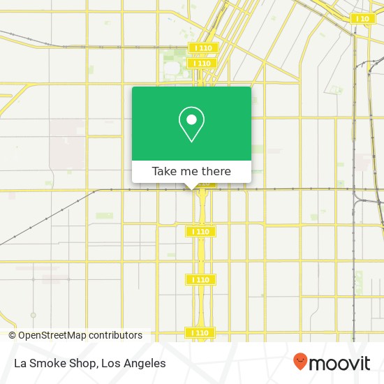 La Smoke Shop map