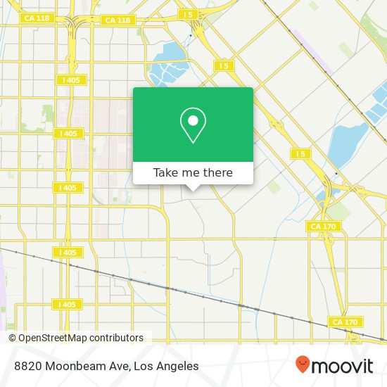 8820 Moonbeam Ave map