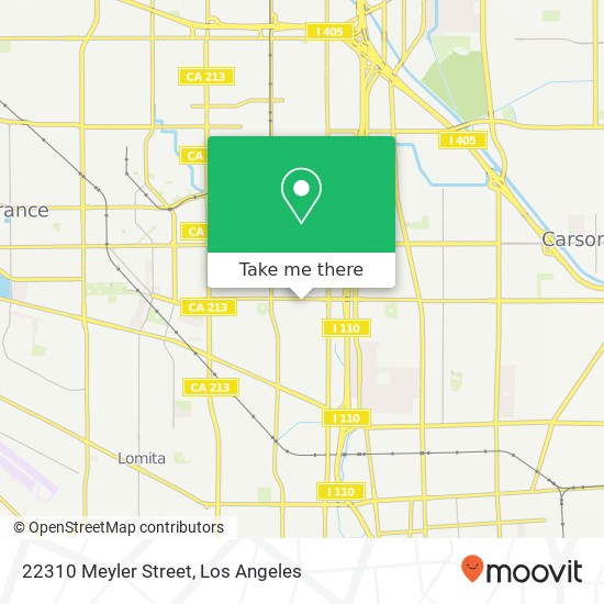 Mapa de 22310 Meyler Street