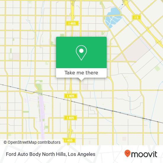 Mapa de Ford Auto Body North Hills