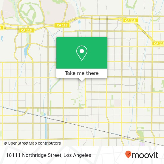 Mapa de 18111 Northridge Street