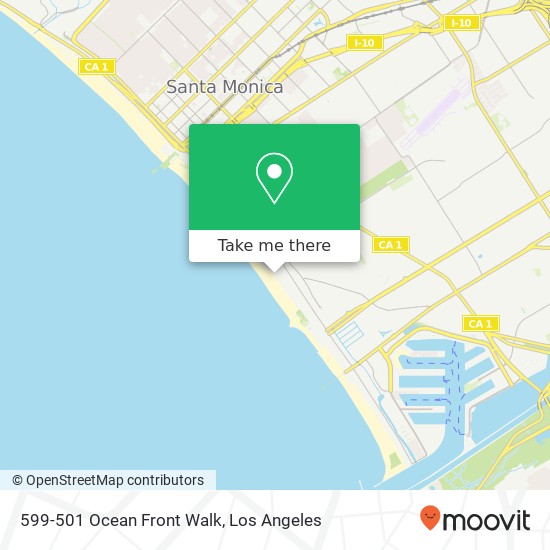 599-501 Ocean Front Walk map