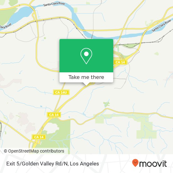 Mapa de Exit 5/Golden Valley Rd/N