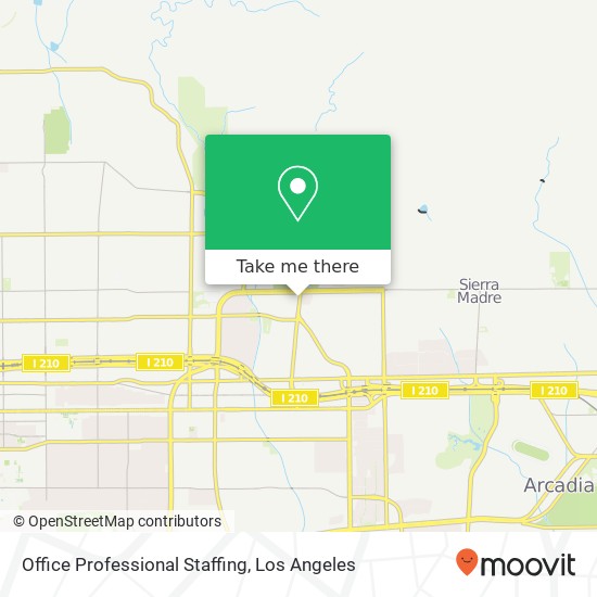 Mapa de Office Professional Staffing