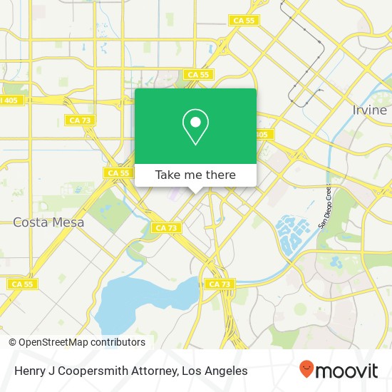 Mapa de Henry J Coopersmith Attorney