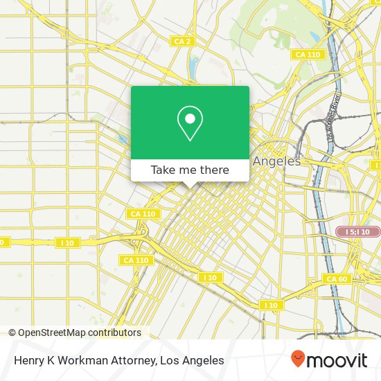 Henry K Workman Attorney map