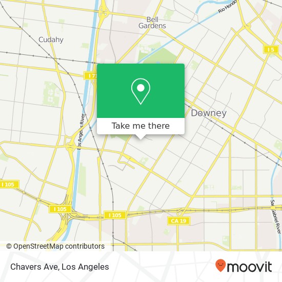 Mapa de Chavers Ave