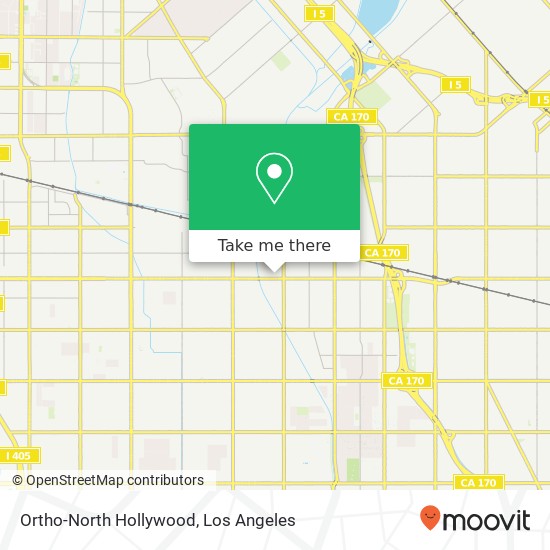 Ortho-North Hollywood map