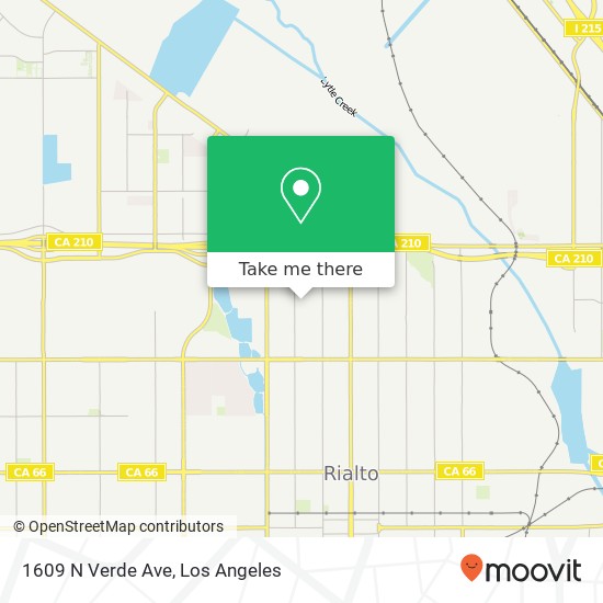 1609 N Verde Ave map