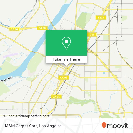 Mapa de M&M Carpet Care