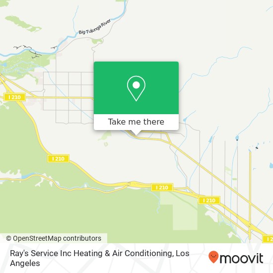 Mapa de Ray's Service Inc Heating & Air Conditioning