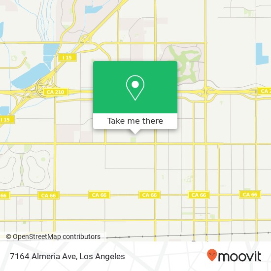 7164 Almeria Ave map