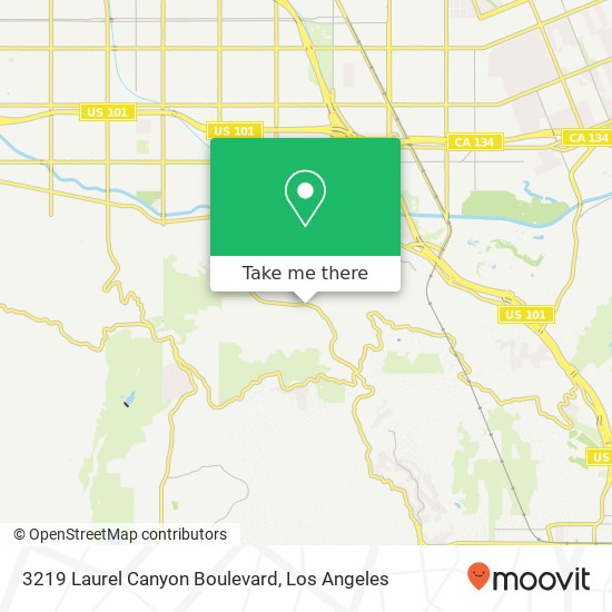 3219 Laurel Canyon Boulevard map