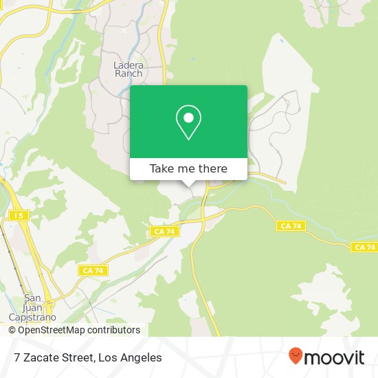 7 Zacate Street map