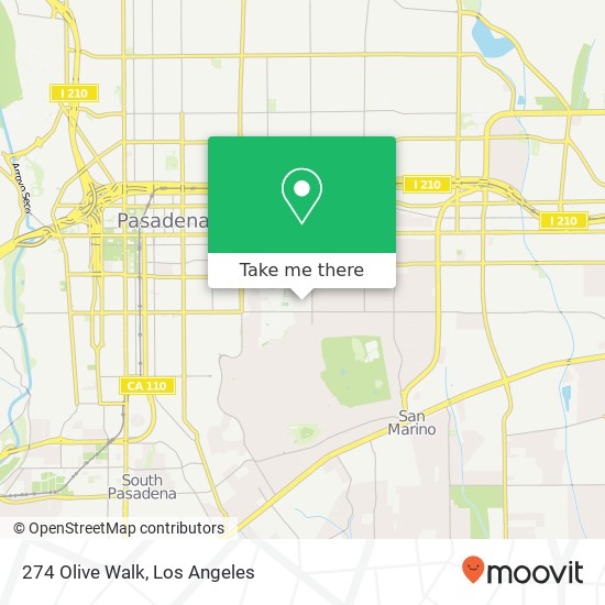 274 Olive Walk map