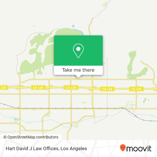 Hart David J Law Offices map