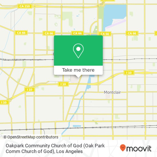 Mapa de Oakpark Community Church of God (Oak Park Comm Church of God)