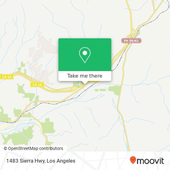 Mapa de 1483 Sierra Hwy