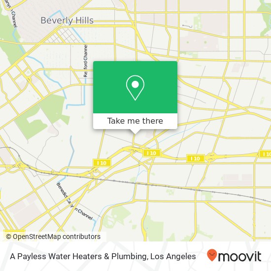 A Payless Water Heaters & Plumbing map