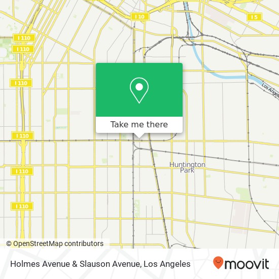 Mapa de Holmes Avenue & Slauson Avenue