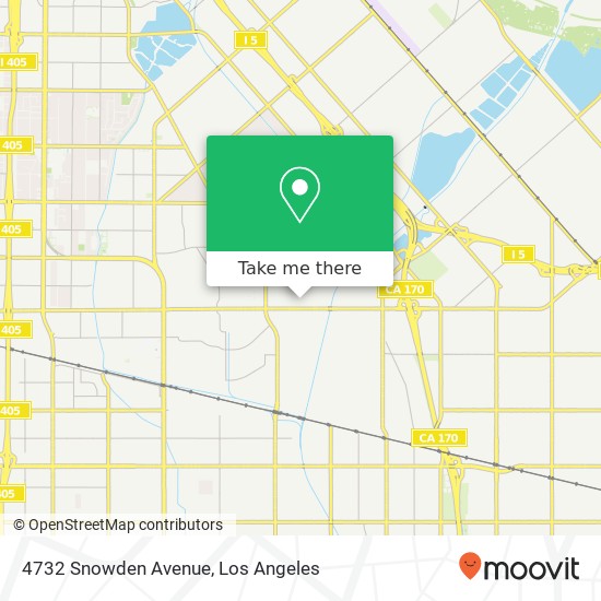 4732 Snowden Avenue map