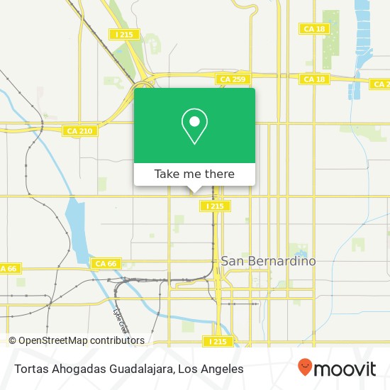Mapa de Tortas Ahogadas Guadalajara
