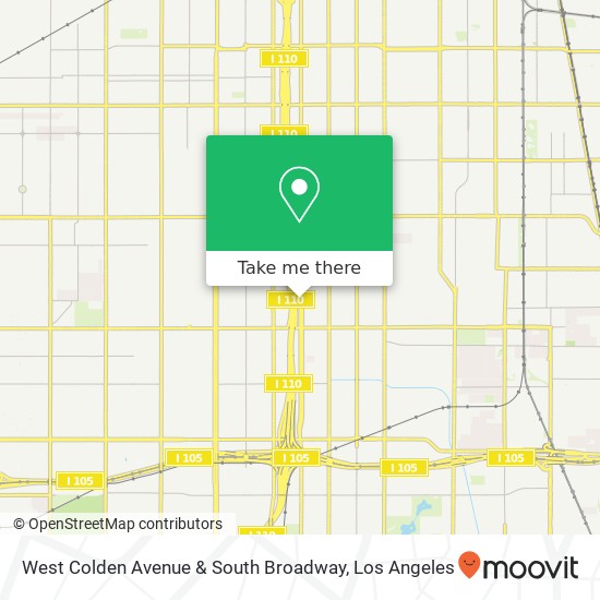 West Colden Avenue & South Broadway map