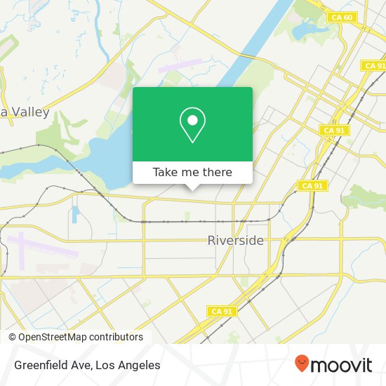 Mapa de Greenfield Ave