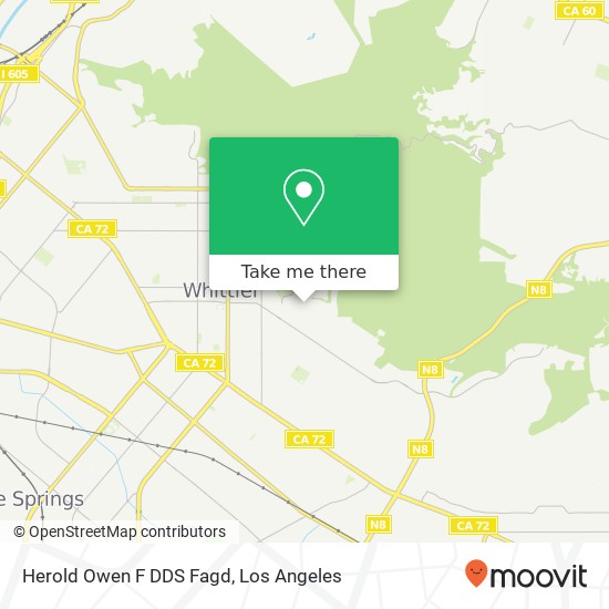 Herold Owen F DDS Fagd map