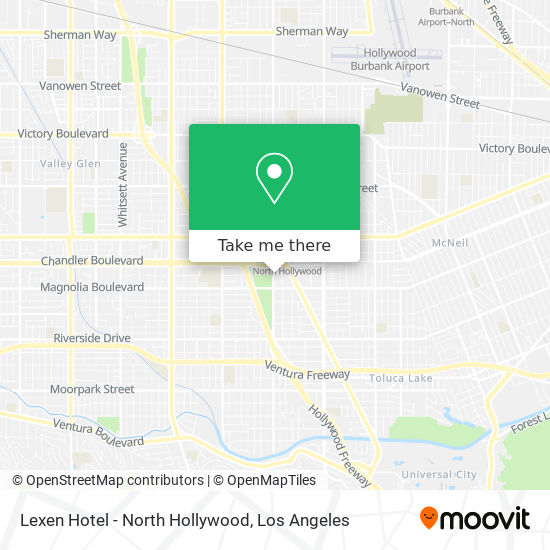 Lexen Hotel - North Hollywood map