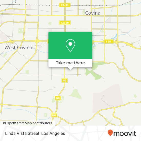 Linda Vista Street map