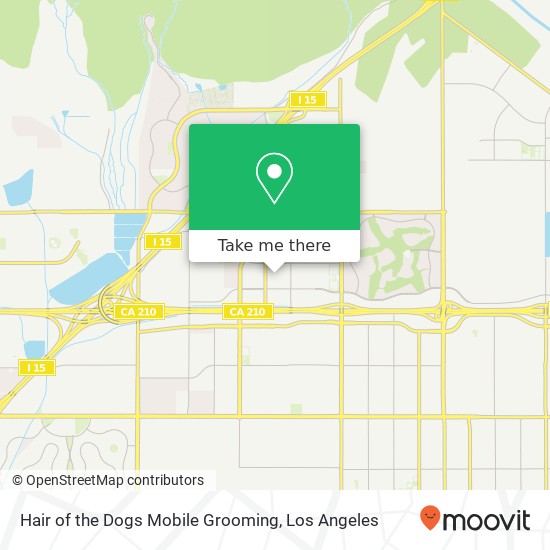 Mapa de Hair of the Dogs Mobile Grooming