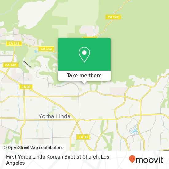 First Yorba Linda Korean Baptist Church map
