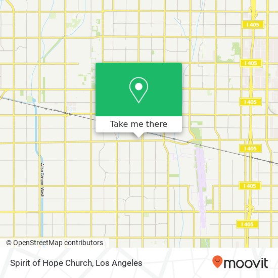 Spirit of Hope Church map