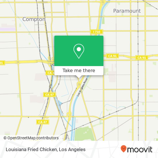 Mapa de Louisiana Fried Chicken