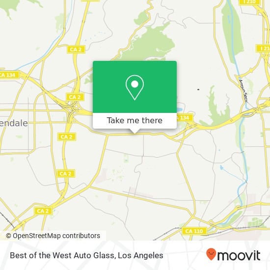 Best of the West Auto Glass map