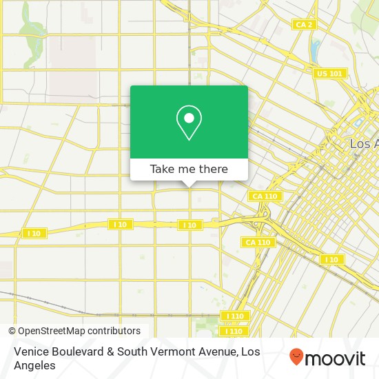 Mapa de Venice Boulevard & South Vermont Avenue