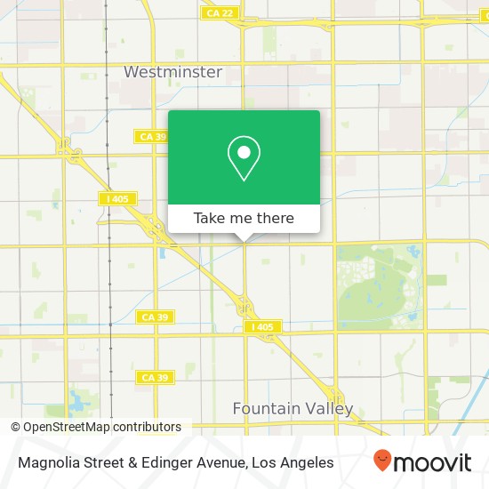 Magnolia Street & Edinger Avenue map