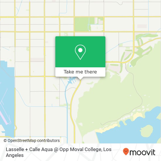 Lasselle + Calle Aqua @ Opp Moval College map