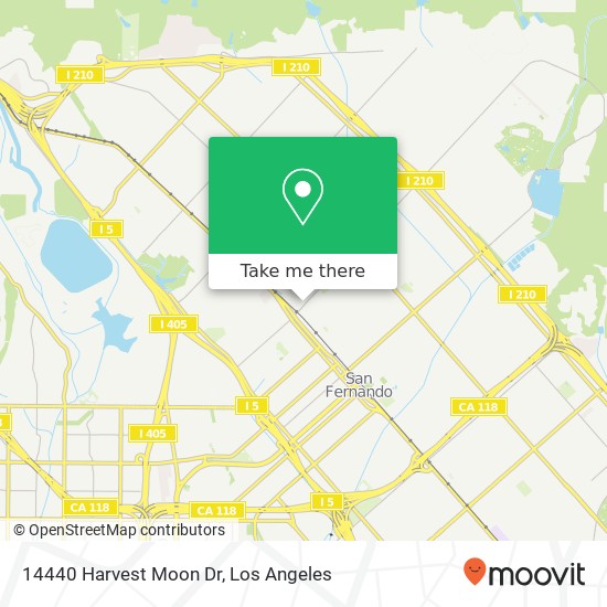 14440 Harvest Moon Dr map