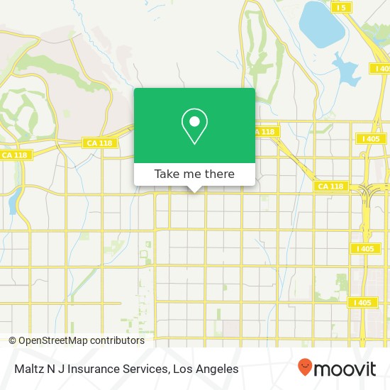 Mapa de Maltz N J Insurance Services