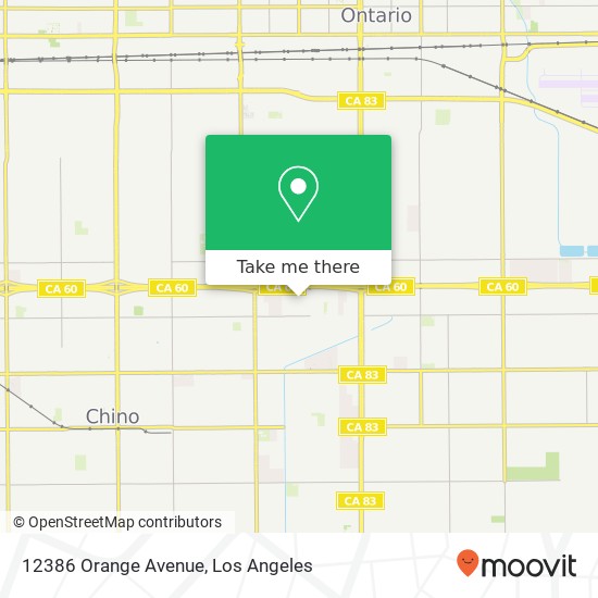 Mapa de 12386 Orange Avenue