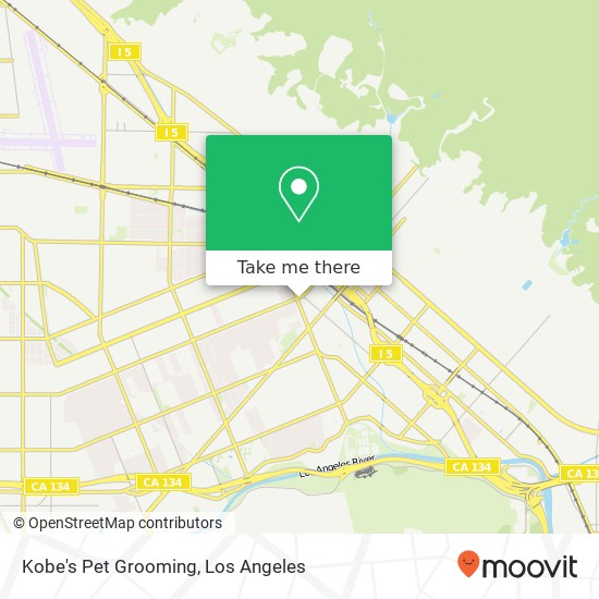 Mapa de Kobe's Pet Grooming