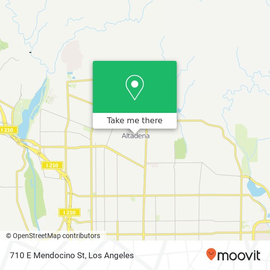 Mapa de 710 E Mendocino St