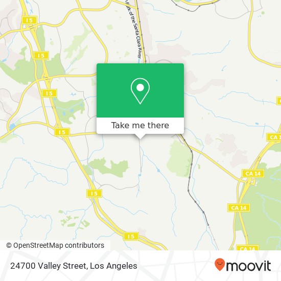 24700 Valley Street map