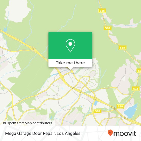 Mapa de Mega Garage Door Repair