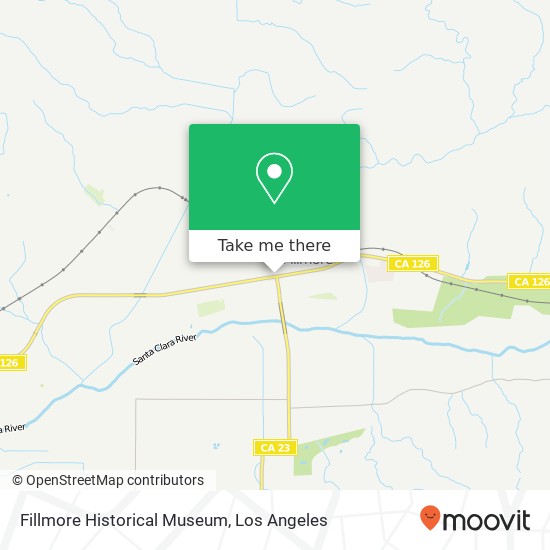 Fillmore Historical Museum map