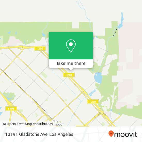 Mapa de 13191 Gladstone Ave